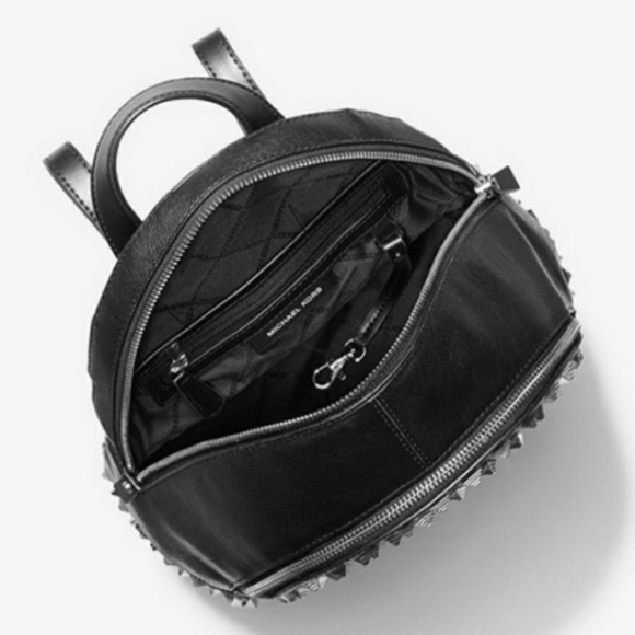 Michael Kors Bags Last Michael Kors Rhea Studded Md Backpack Black